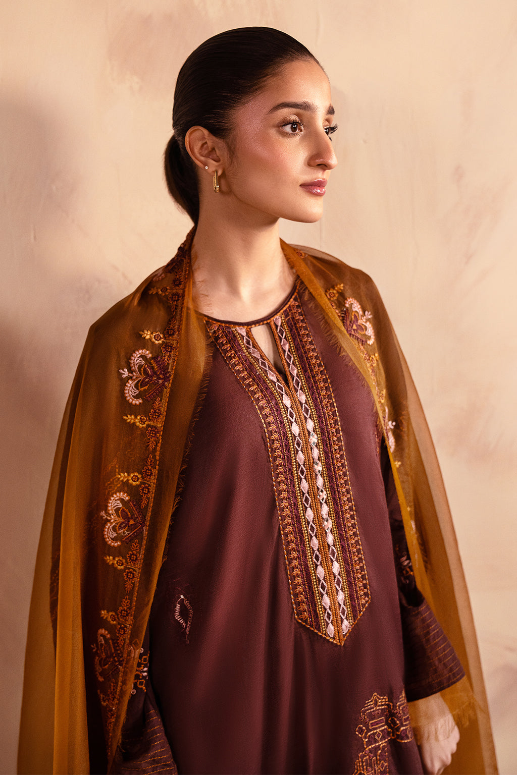 4 PIECE EMBROIDERED PRET - AMANI