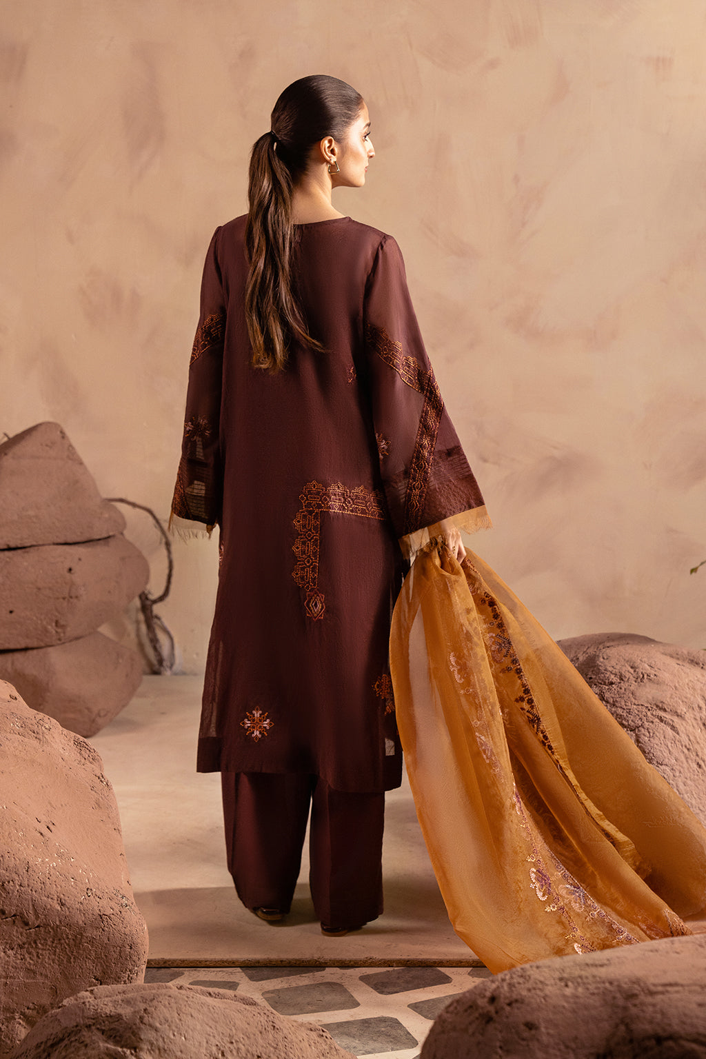 4 PIECE EMBROIDERED PRET - AMANI