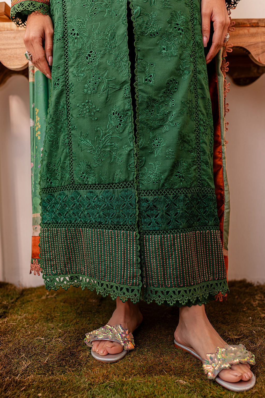 embroidered lawn